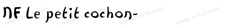 NF Le petit cochon字体转换